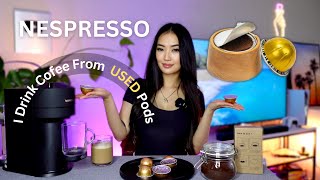 I Drink Coffee From USED Pods | ECO-FRIENDLY | ASMR