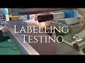 Print and Apply Labelling machine come with TSC printer,  plastic container, clam shell tray