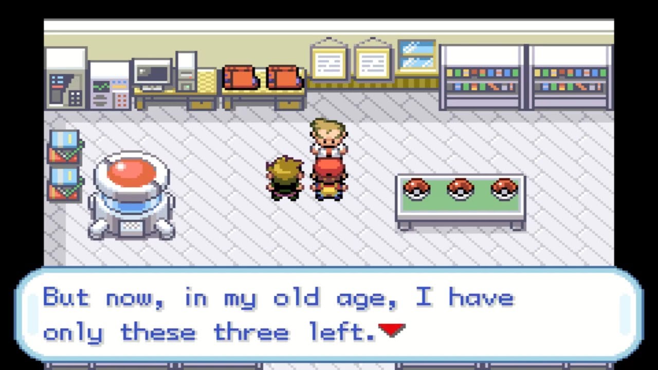 Pokémon FireRed & LeafGreen Professor Oak's Laboratory