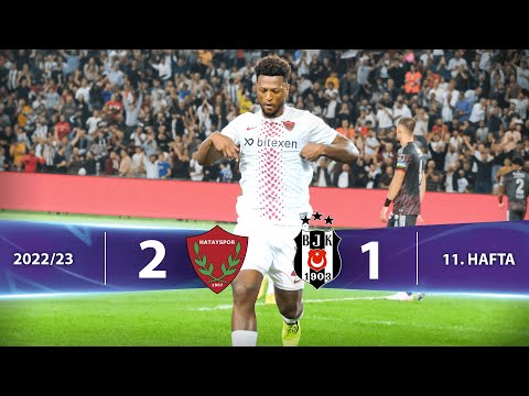 A. Hatayspor - Beşiktaş (2-1) Highlights/Özet | Spor Toto Süper Lig - 2022/23