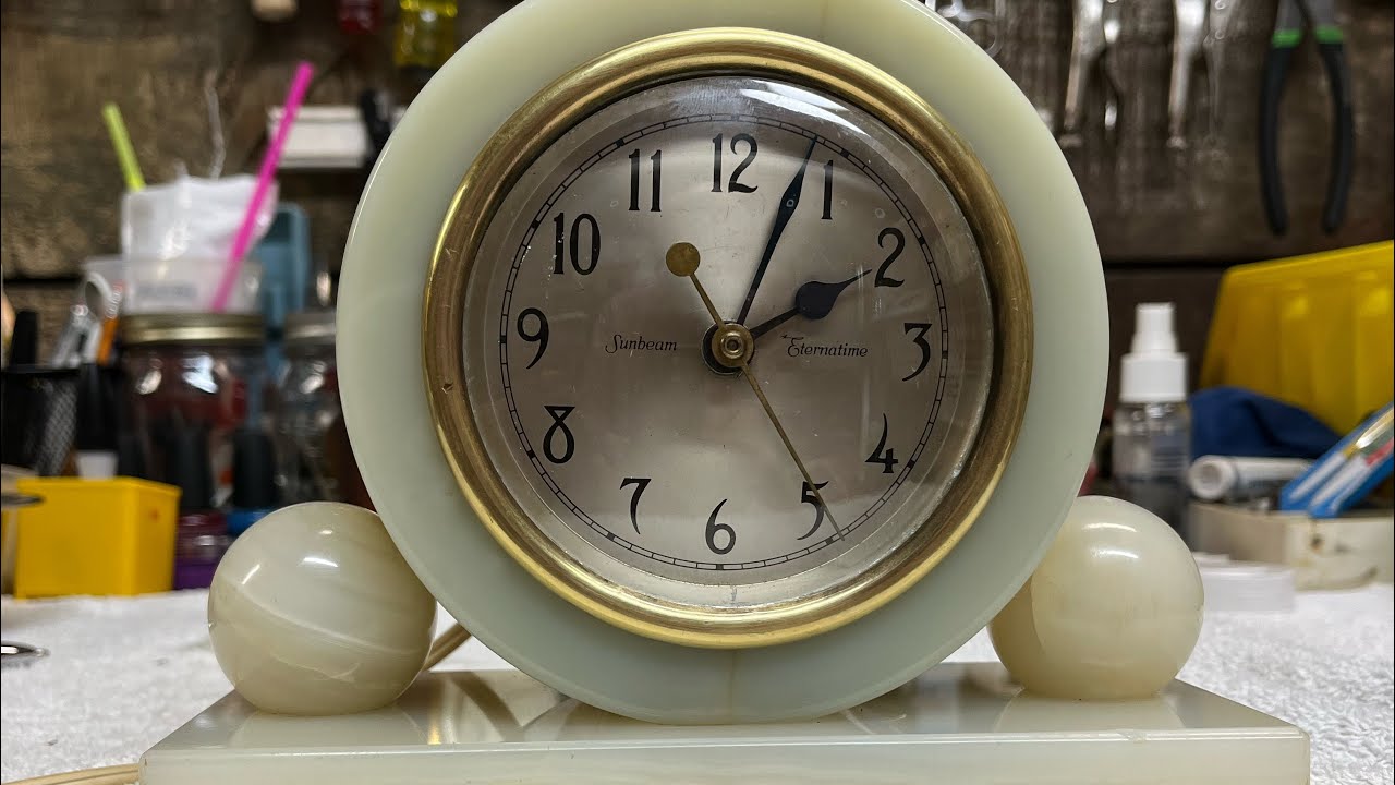 Repair and Restoration of a Chicago Flexible Shaft Company Sunbeam Eternatime Clock , c. 1930’s