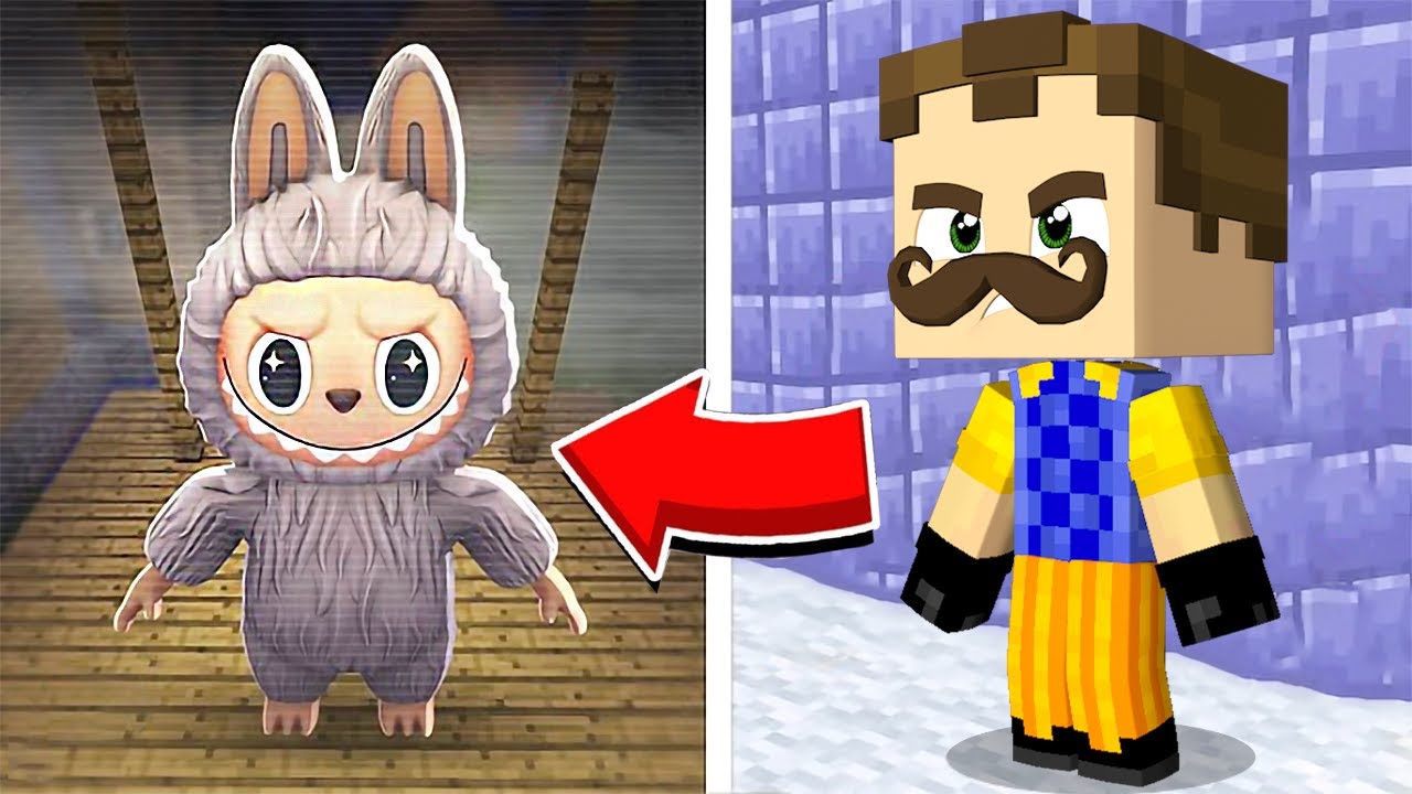 ლაბუბუს შემოტევა Minecraft-ში!