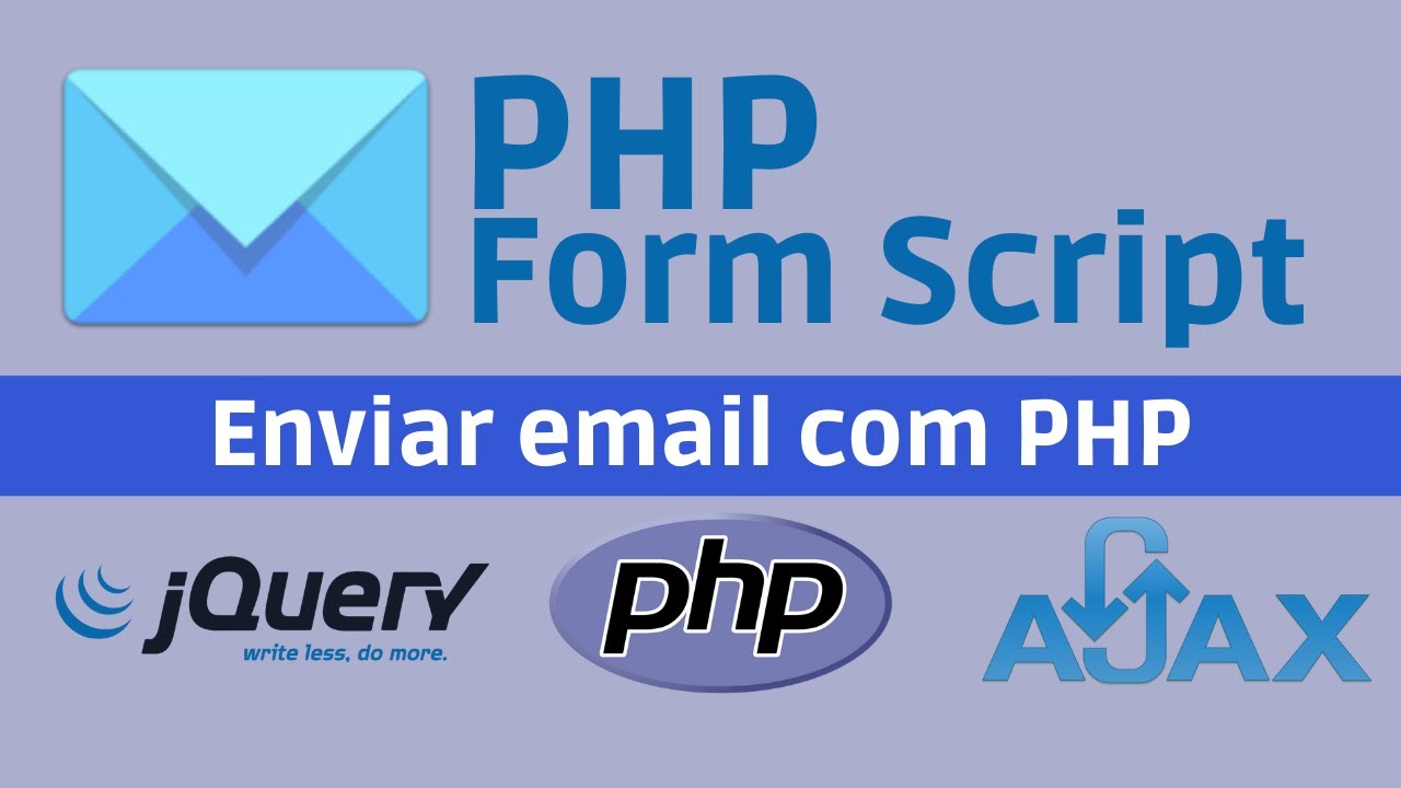 PHP Form Script - Enviar e-mail com php + PHPMailer - YouTube