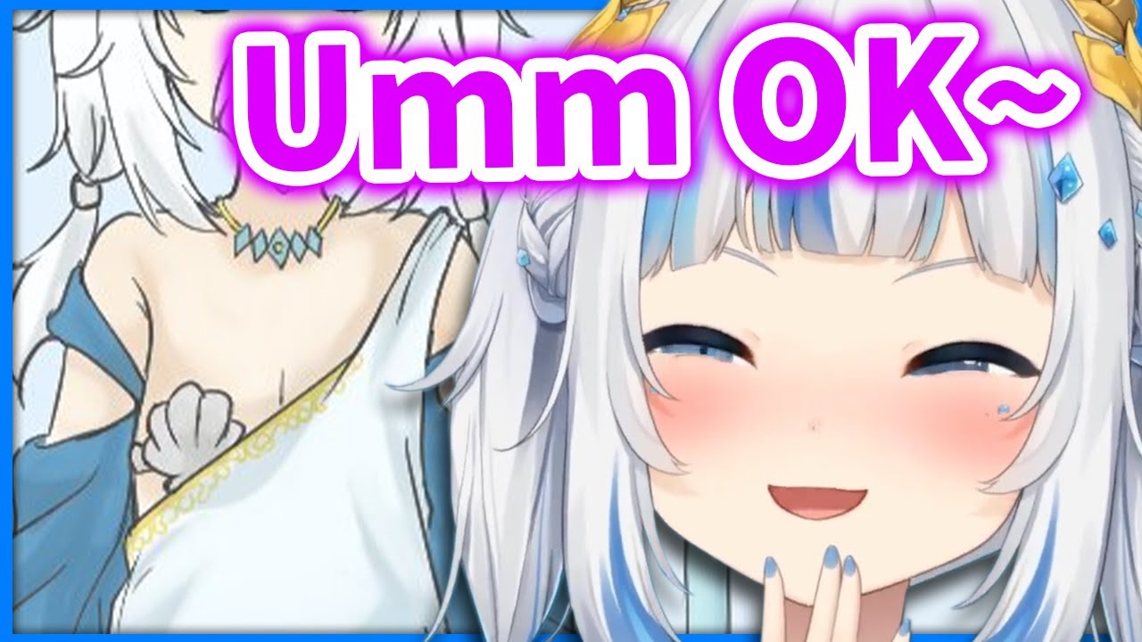 Her BOOBAS are OUT But that's Ok! 【Gawr Gura / HololiveEN】