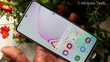 How to set lock screen pattern password in Samsung Galaxy Note 10 Lite