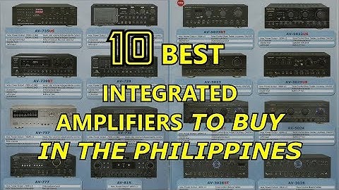 TOP 10 BEST INTEGRATED VIDEOKE AMPLIFIER  IN THE PHILIPPINES- SAKURA,KEVLER,KONZERT.XENON,DB AUDIO