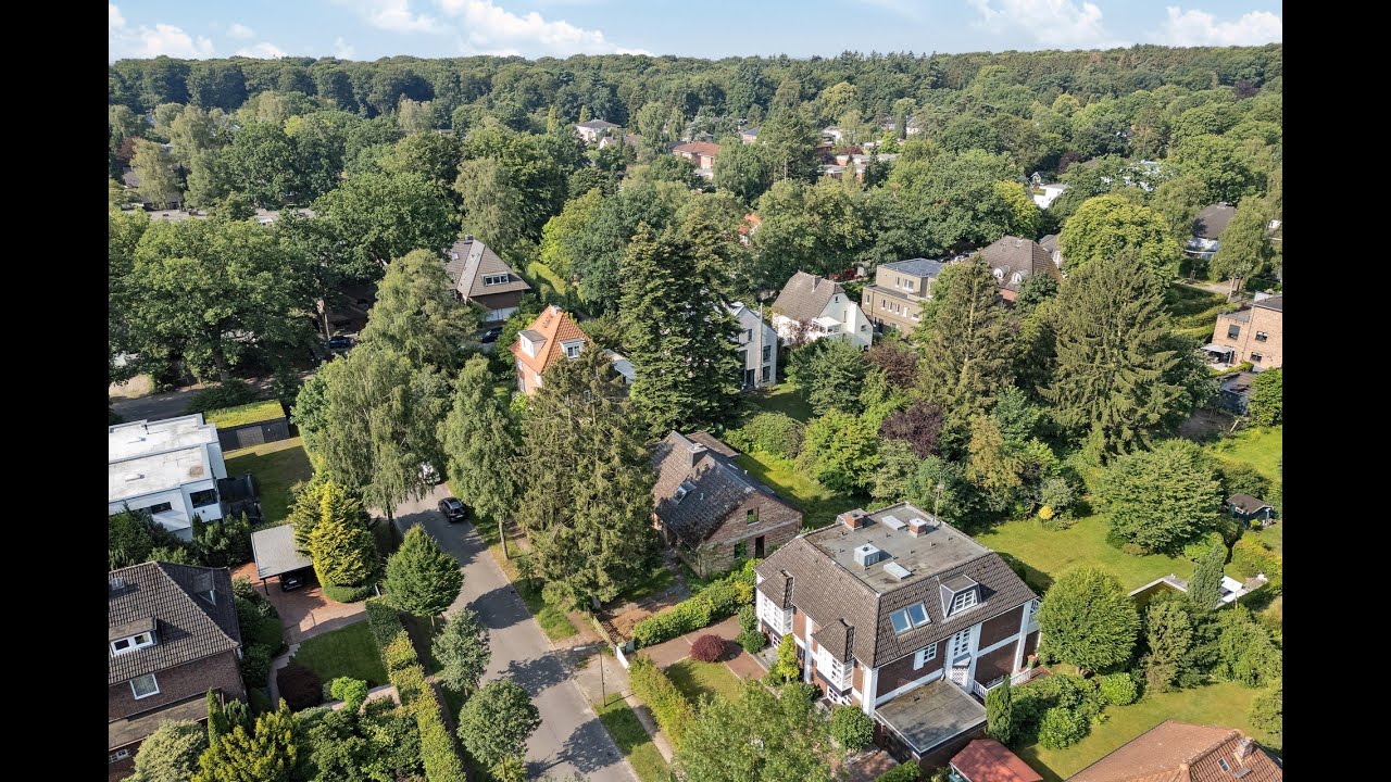 Baugrundstück für zwei Doppelhäuser in TOP-Villenlage von Volksdorf!