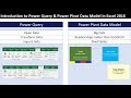 Introduction to Power Query & Power Pivot Data Model in Excel 2016 (Excel Magic Trick 1468)