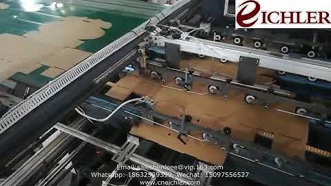 Double piece folder gluer