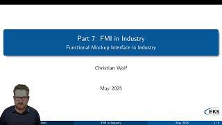 FMI Learning - Part 07: FMI in Industry