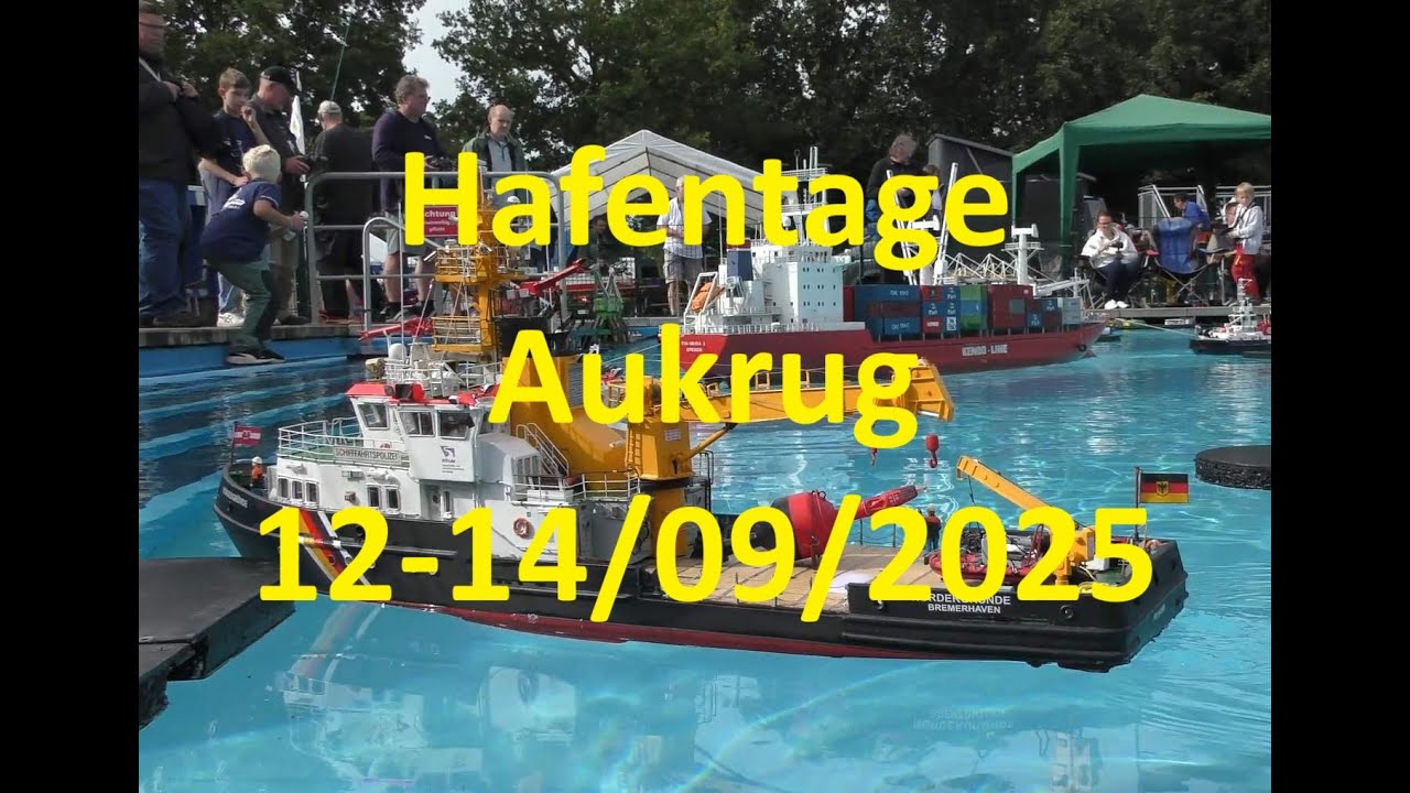 RC boats & ships  -  Hafentage / port days Aukrug 2025