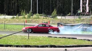 Nissan s14 Drifting at SPDS #3 Gröndal