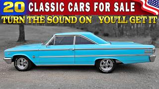 OMG Crazy Cheap Garage Finds!! 20 Classic Cars for Sale!