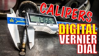 YOU NEED THIS! How To Use Digital Calipers [Dial and Vernier Too]