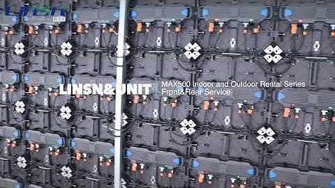 LINSN MAX500 Series Indoor & outdoor led display  | Front and Rear Service