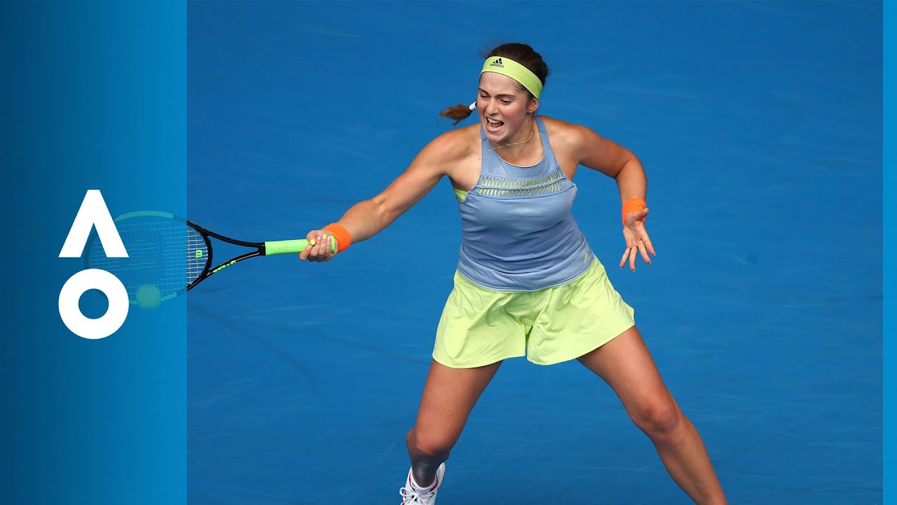 Jelena Ostapenko v Francesca Schiavone match highlights (1R) | Australian Open 2018 round one box