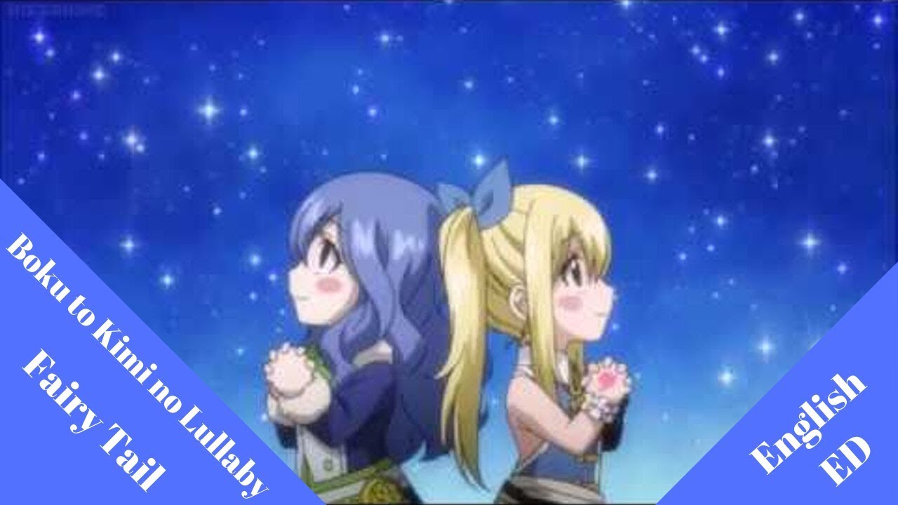 Fairy Tail Ed 25 Boku To Kimi No Lullaby English Cover Youtube