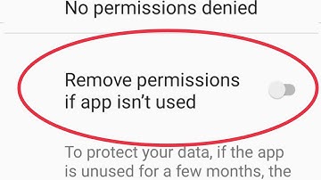How To Remove permission if app isn
