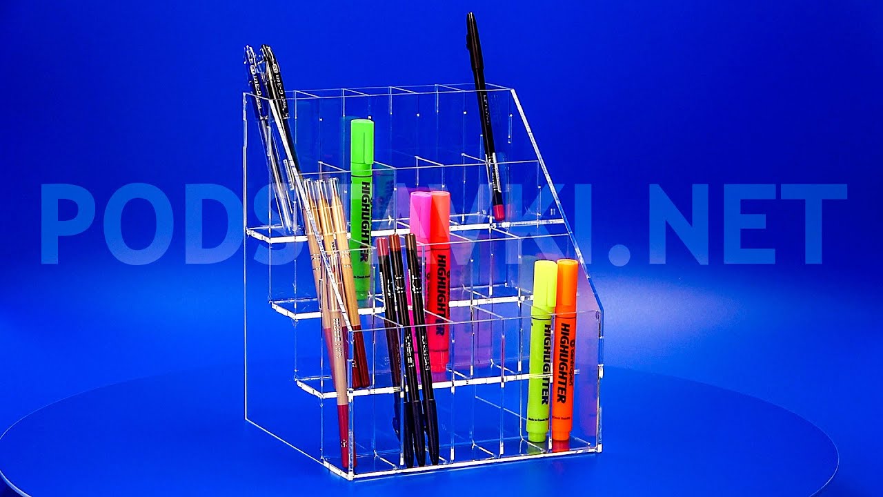 Дисплей для ручек, подставка под канцтовары на 20 ячеек (PR-110)