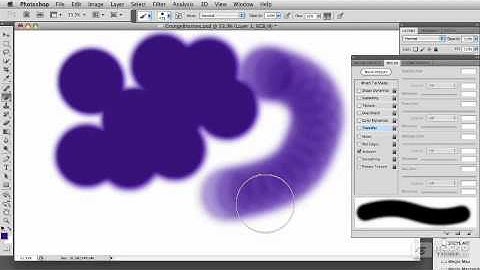 Photoshop CS5 406: Custom Brush Controls  Grunge Brush Creation - 20 Airbrush Mode