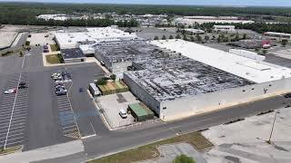 Mavic Air 2 Aerial of Abandon Franks Movie Theater in Egg Harbor Township