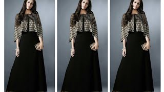 Black Dress Designs 2020 | Latest Designer Black Anarkali Dress Collection