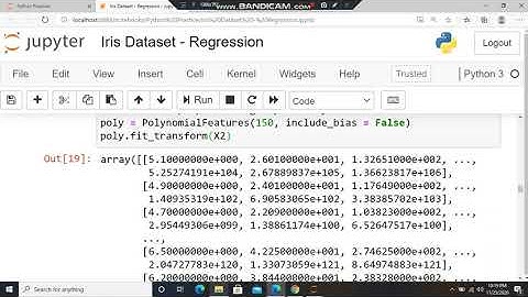 Iris Dataset - Regression