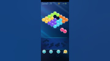 Block ! Hexa Puzzle ~ Regular A block 3 to 6 levels _ level - 71