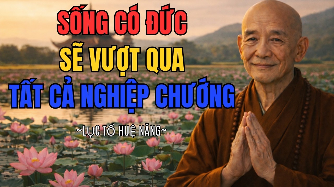 LỤC TỔ HUỆ NĂNG DẠY: Sống Có Đức Sẽ Vượt Qua Mọi Nghiệp Chướng | Hiểu Đạo Sống Đời