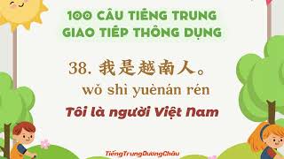 100 câu tiếng Trung giao tiếp thông dụng