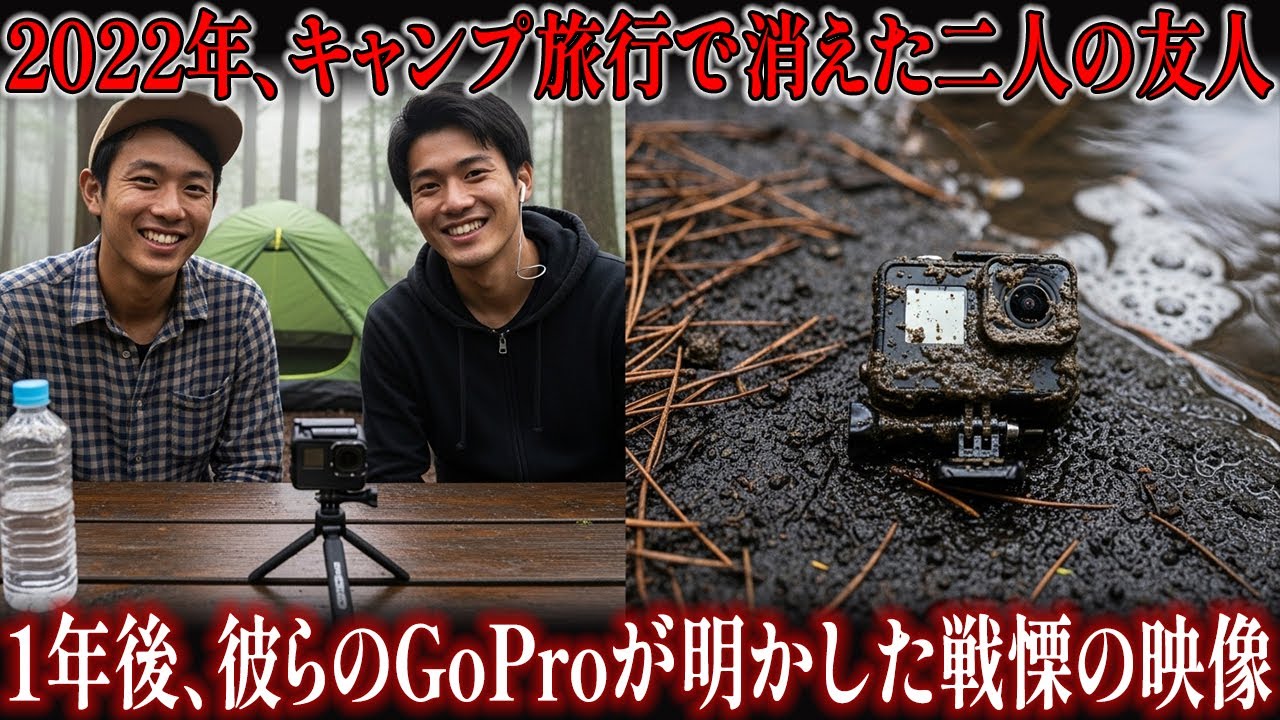 2022年、キャンプ旅行で消えた二人の友人 — 1年後、彼らのGoProが明かした戦慄の映像😱