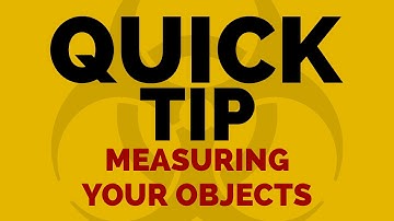 Measuring your objects in 3DS Max 2014 Quick Tip