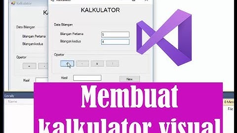 Cara Membuat Kalkulator Visual Menggunakan Visual Studio