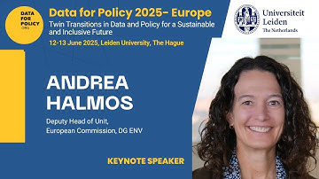 "Digitally Powered Green Transition” by Andrea Halmos | Data for Policy 2025 - Europe
