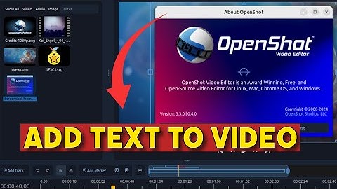 How to Add Text to Video in Openshot 2025?