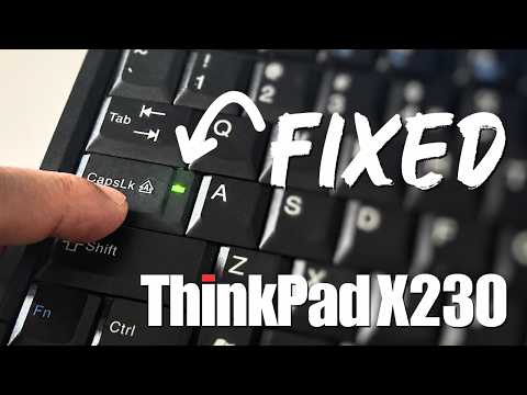 I Did the Classic 7-Row Keyboard Mod on My ThinkPad X230and