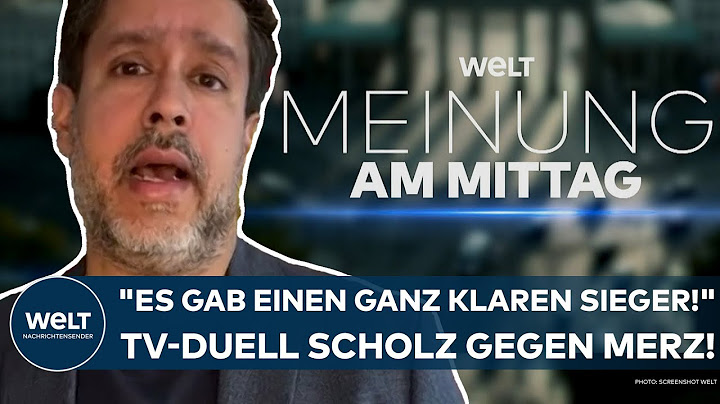 TV DUELL: "Es gab einen ganz klaren Sieger!" Olaf Scholz (SPD) gegen Friedrich Merz (CDU)!