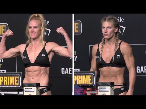 UFC 300 Official Weigh-Ins: Holly Holm vs Kayla Harrison