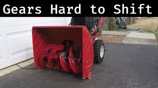 Troy Bilt 2410 Transmission Hard to Shift - Part 2