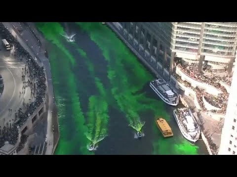 Vidéo: Niagara Falls Passe Au Vert Pour La Saint-Patrick