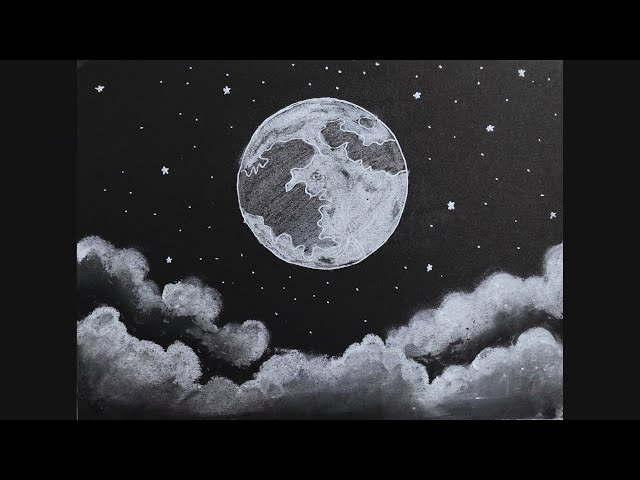 Full Moon drawing | The Planetary Society
