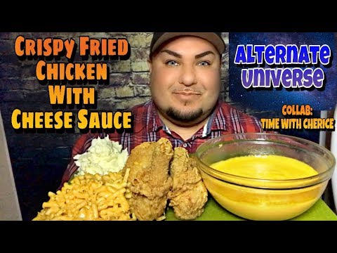 Crispy Fried Chicken with Cheese Sauce | COLLAB TIME WITH CHERICE