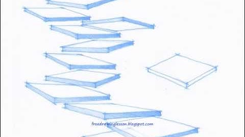 Perspective Drawing : Draw a box : Objects... in a multi point perspective.. monochrome. #shorts