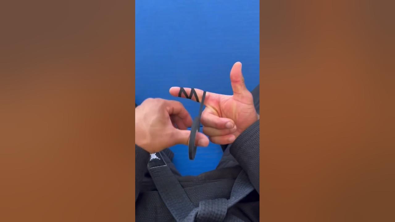How to tape your fingers for bjj bjj youtube