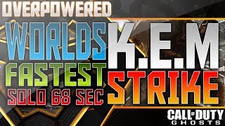 Famous COD Ghosts - WORLD'S FASTEST *SOLO* "KEM STRIKE" (68 Seconds!) Net Worth