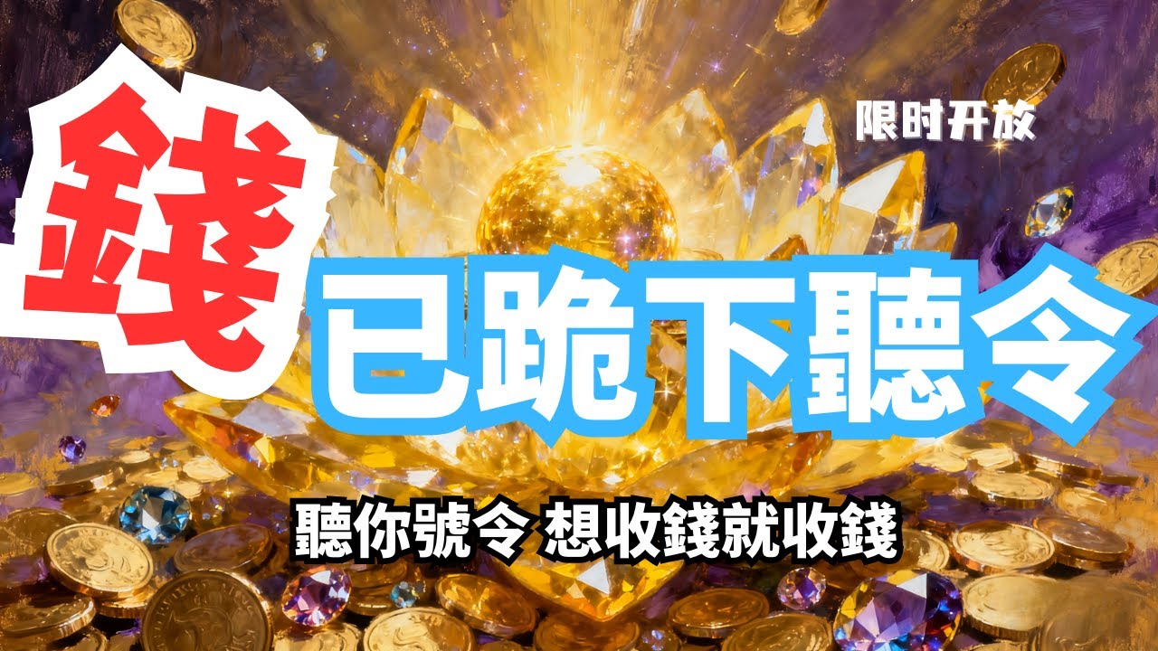 【只給有緣人】隱藏財富密碼啟動｜黃水晶能量大爆發｜10倍收錢顯化中 | 金錢靈脈正在覺醒