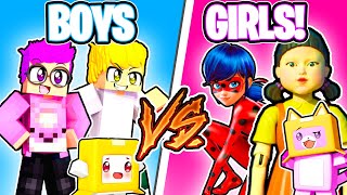 BOYS VS GIRLS LANKYBOX CHALLENGE In MINECRAFT! (WHO WILL WIN?!)