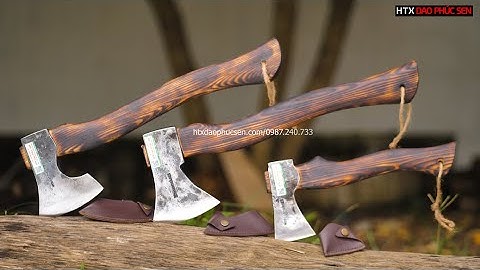 DAO PHÚC SEN,  BỘ  3 RÌU GỖ TẦM  BÌ CHẤT LƯỢNG_ HÀNG CHUẨN CỦA HTX DAO PHÚC SEN