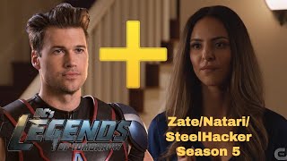 All Zari + Nate Scenes - Legends of Tomorrow Season 5