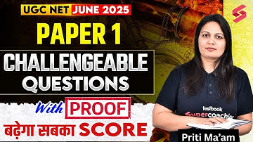 UGC NET Paper 1 Challenge Question 2025 | UGC NET June 2025 Answer Key | UGC NET 2025 | Priti Mam